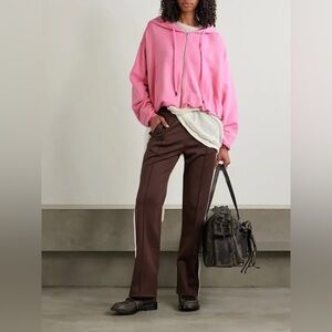 R13 Pink Ballon Zip-up Hoodie - size M